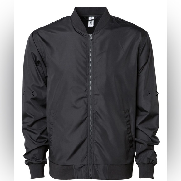 NWOT Lightweight Bomber Jacket - Independent Trading Co. - Picture 2 of 4